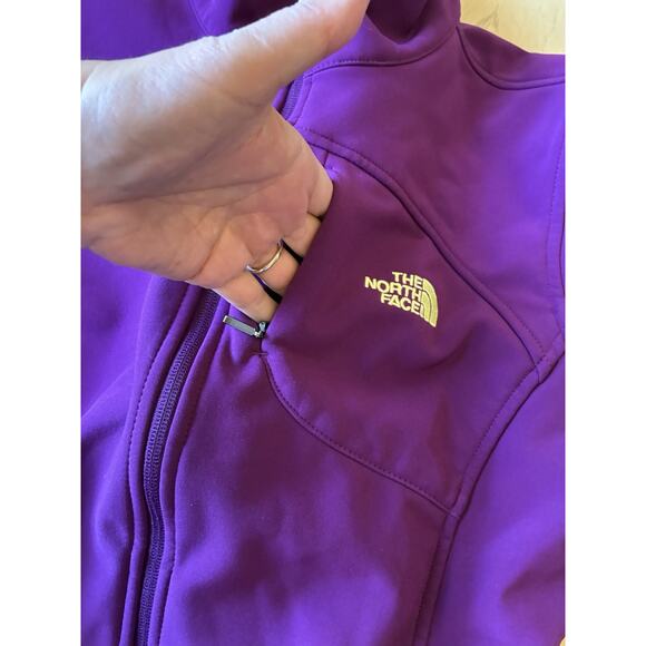 THE NORTH FACE Winter Jacket Womens L Purple Full Zip Windwall Outdoor Gorpcore - Picture 16 of 16